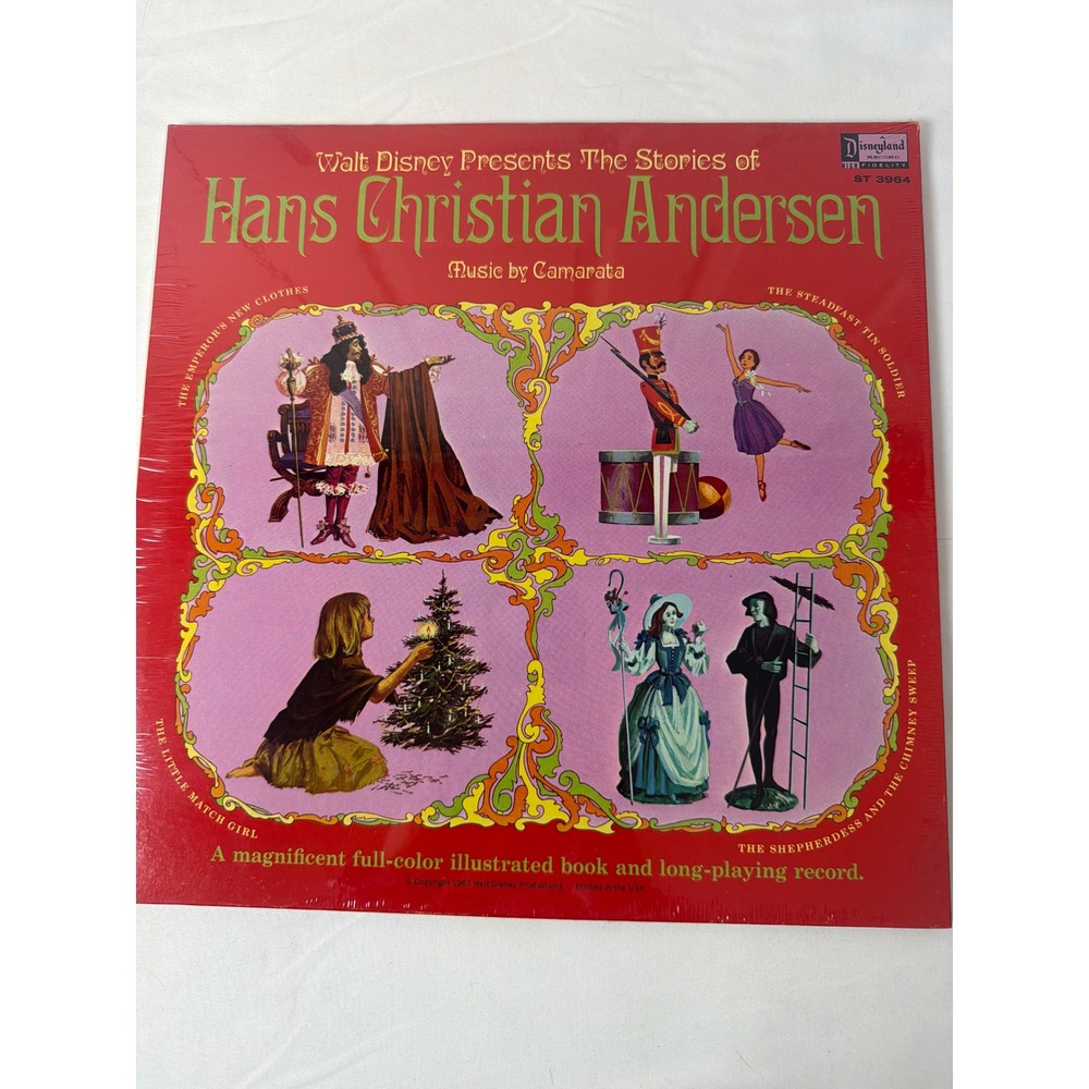Walt‎ Disney The Stories Of Hans Christian Andersen ST3964 LP Sealed 1967 Vinyl